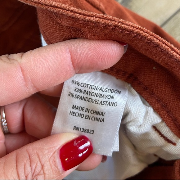 Shyanne Women's Bootcut Jeans Size 29 Rust Studded Western Cowgirl Retro Grunge - Picture 10 of 12